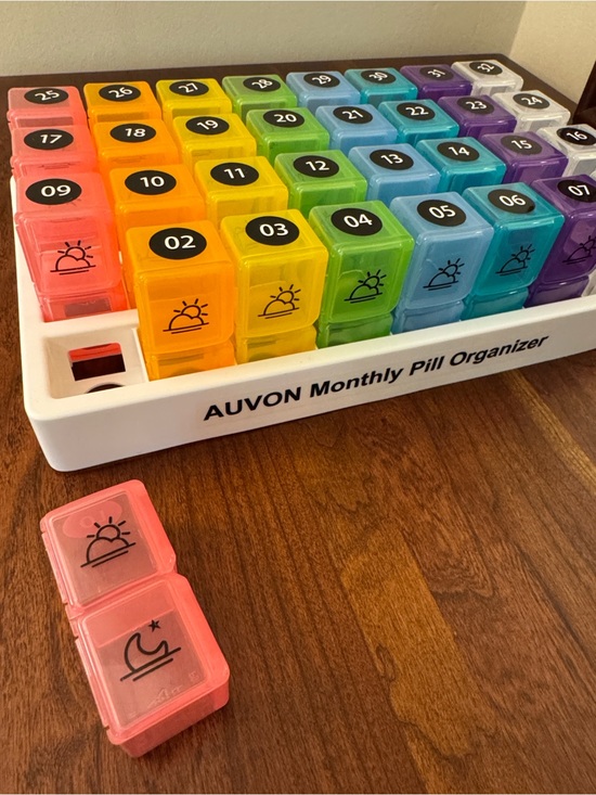 AUVON Other - AUVON Monthly Pill Organizer